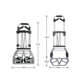 xyt折叠便携手拉车快递物流搬运拖货拉杆车家用行李车买菜购物小