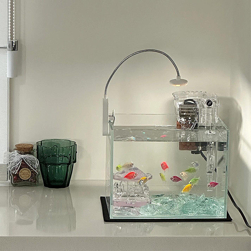 新手观赏桌面懒人玻璃缸新人养鱼小型办工位超白鱼缸缸客厅装饰,宠物/宠物食品及用品,桌面缸,淘宝优惠券,粉丝福利购,淘宝优惠卷