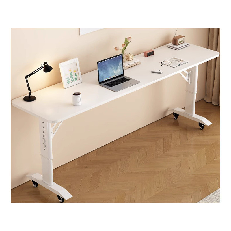 热销床边桌学习移动升降桌床上电脑桌懒人可办公桌靠墙长条书桌跨