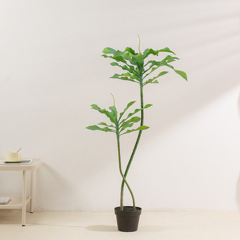 仿真植物螺纹铁装饰室内客厅家居大型假树落地盆景摆件北欧盆栽