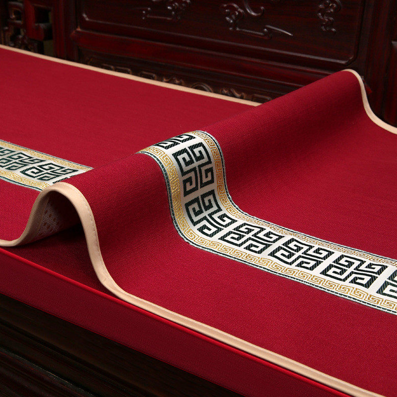 中式沙发垫子红木家具坐垫沙发巾防滑靠背巾盖布套罩新款四季