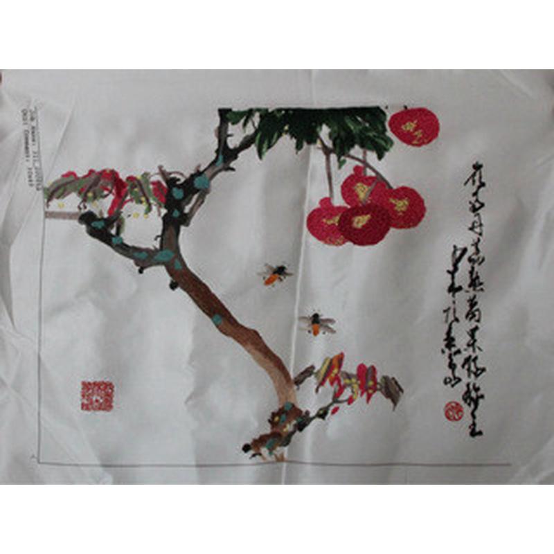 苏州手工刺绣画苏绣装饰厂家未装裱绣片写意花鸟送礼供应