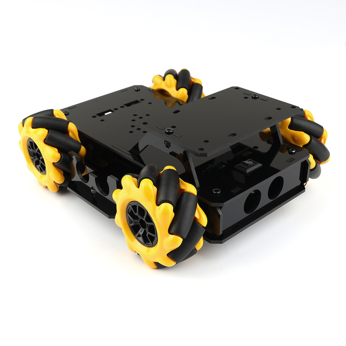 tt马达移动4wd全向电机小车麦克纳姆轮小车底盘麦轮60mm