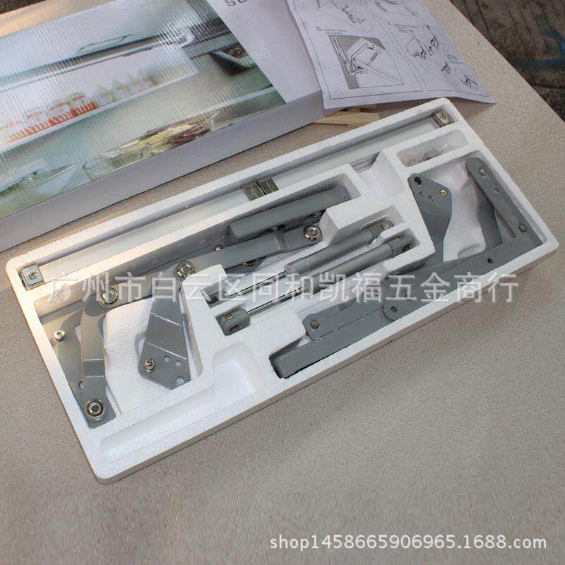 气动垂直上翻门支撑橱柜升降门支撑拉杆厨柜平行上翻木门气撑杆