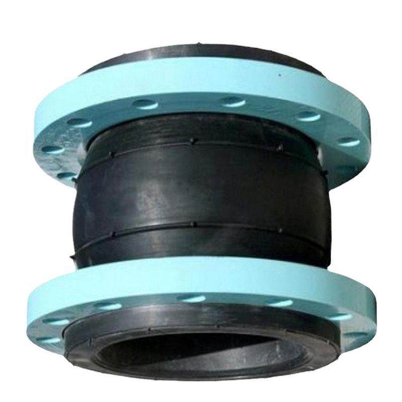 供应橡胶软连接dn80避震法兰式软连接喉可曲挠橡胶接头橡胶膨胀节