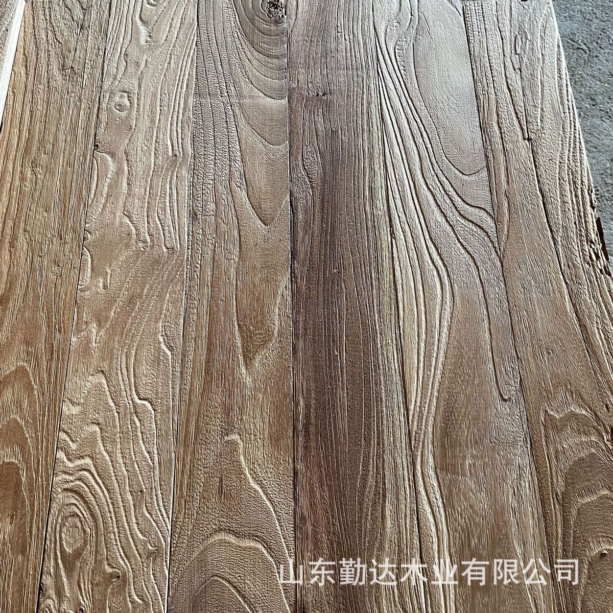 北方老榆木板材批发实木餐桌板家庭茶几原木候酒店板客椅子原料