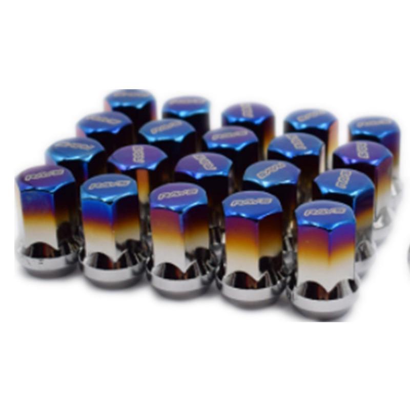 热销spsld汽车轮毂改装螺母烤蓝螺丝铸铁螺母轮毂改装铆钉螺丝螺