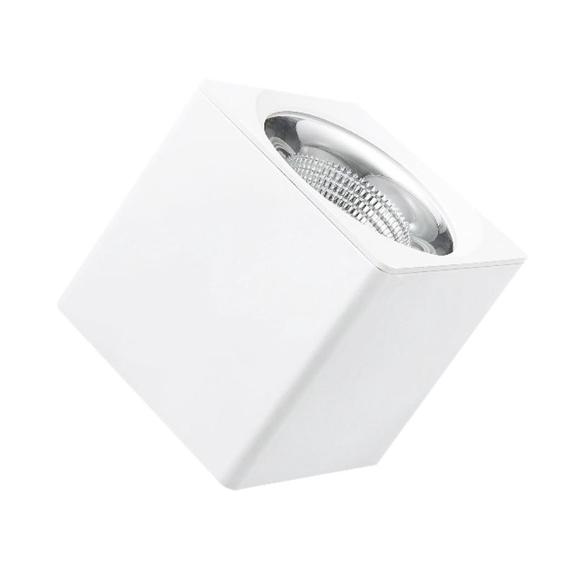 led客厅明装筒灯10w20w30w40w方形过道商铺吊装筒灯商场工程装修