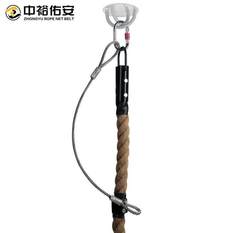 甩裕健身房攀爬麻绳战绳户外臂力训练爬绳体能训练拔河绳中绳