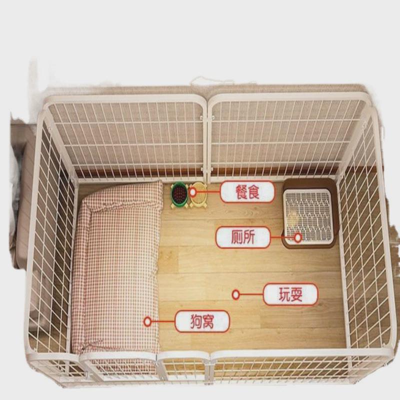 宠物围挡护栏狗围栏大型犬中自由组合狗笼子不锈钢家用方管室内