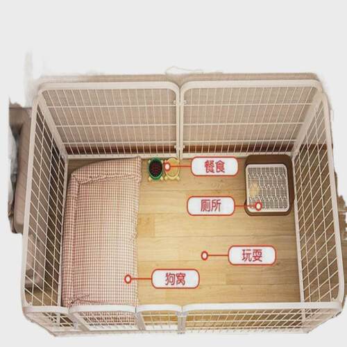 宠物围挡护栏狗围栏中大型犬不锈钢狗笼子自由组合家用方管室内