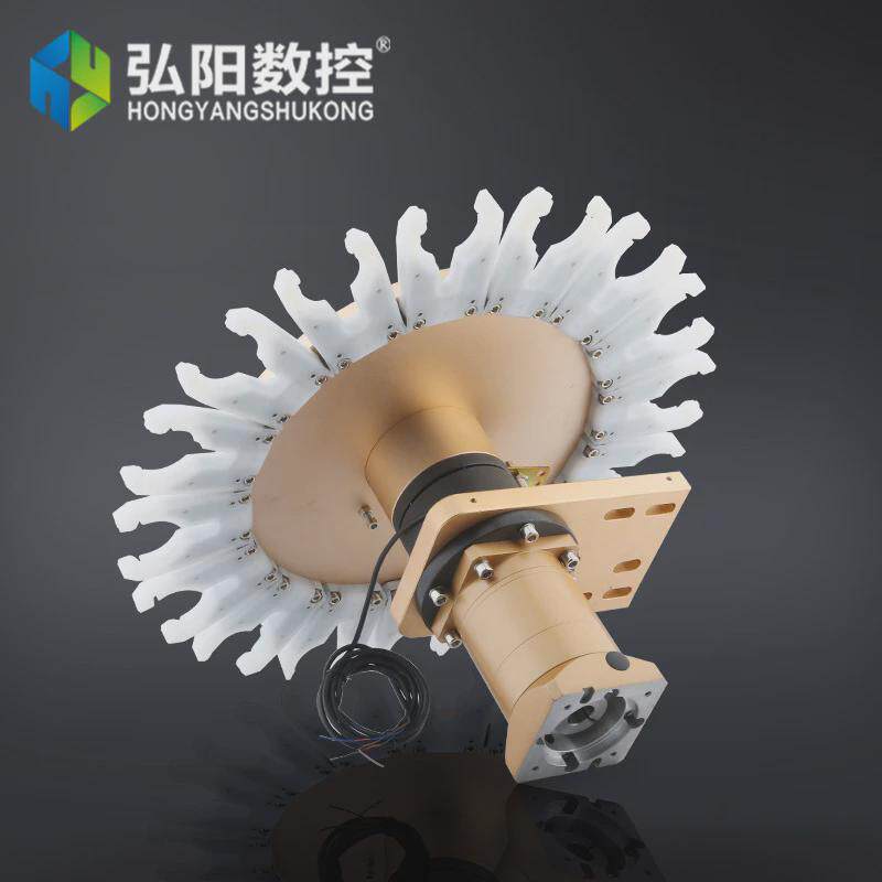 雕刻机自动换中心盘刀库木工开料机主轴电机数控工加刀换刀架刀柄