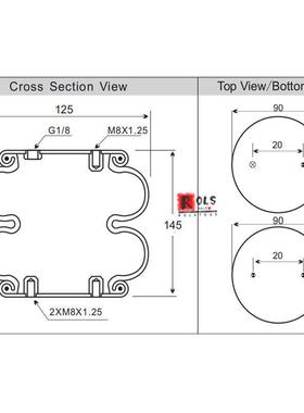 橡胶脱水机弹簧fd40-10cig1/8空气纠偏气囊jbf80/142-2气囊