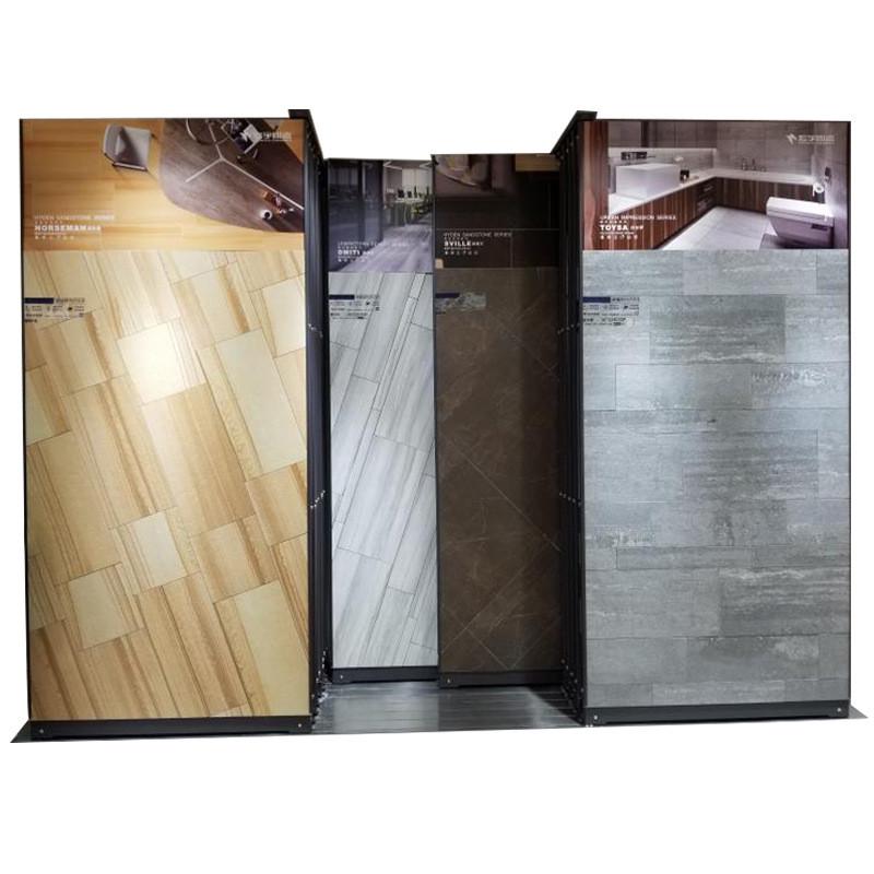 石材瓷砖展架陶瓷木地板瓷片墙纸样品展柜涂料货架立式落地式