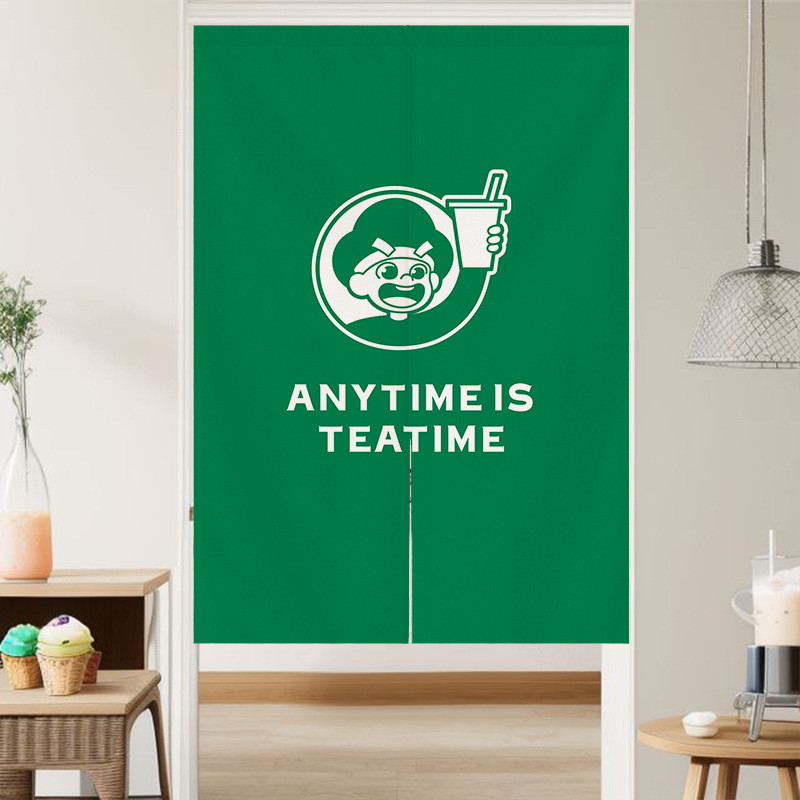 门帘隔断帘商用装饰挂帘布艺免打孔遮挡帘益禾堂门帘商用