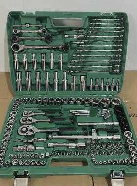 151件套机修组套工具箱棘轮扳手组合套装工具汽修多功能组合快速