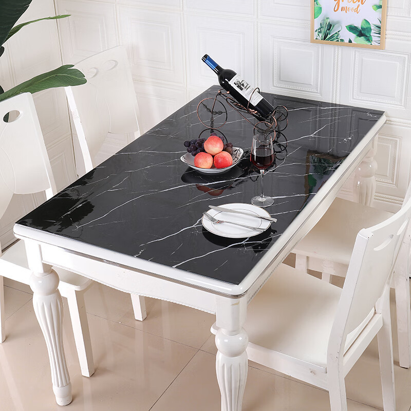 艺姬垫餐桌垫软玻璃桌布无味pvc防水防烫茶几垫子加厚不透明塑料