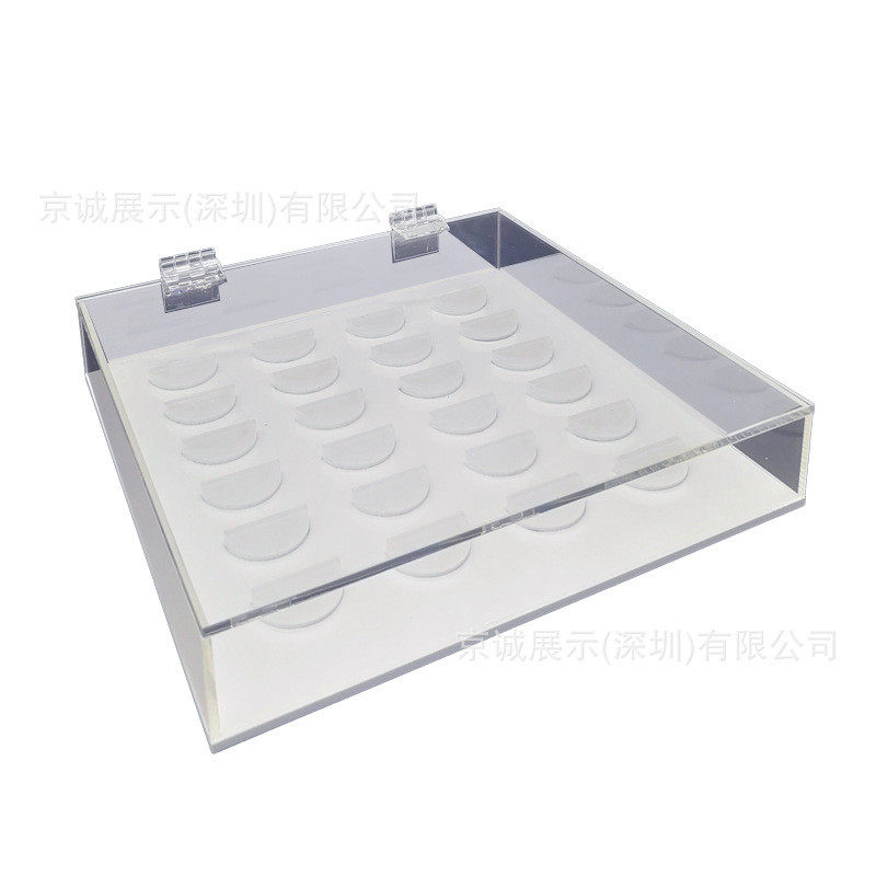 收纳盒亚克力嫁接睫毛单层有机玻璃透明翻盖式美睫展示盒,基础建材,有机玻璃棒,淘宝优惠券,粉丝福利购,淘宝优惠卷