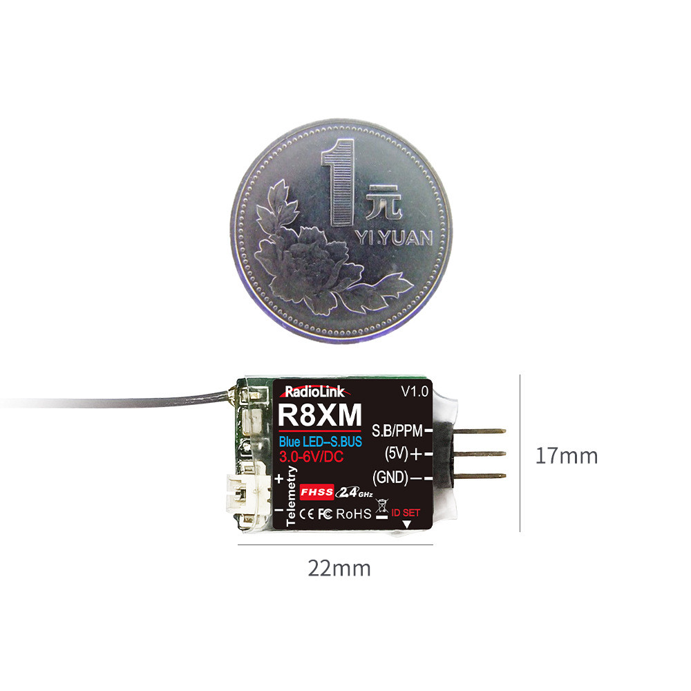 热销r8xm穿越机回传功能  飞行距离4000m 集成 打窝船,远航fpv固