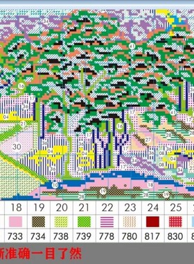 nn0i十字绣清明上河图22米线绣满绣全图印花全景6米