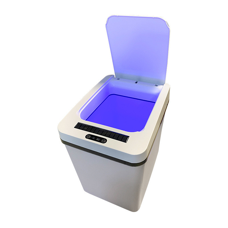 踢打大口径25l智能感应垃圾桶家用客厅厨房电动脚创意logo