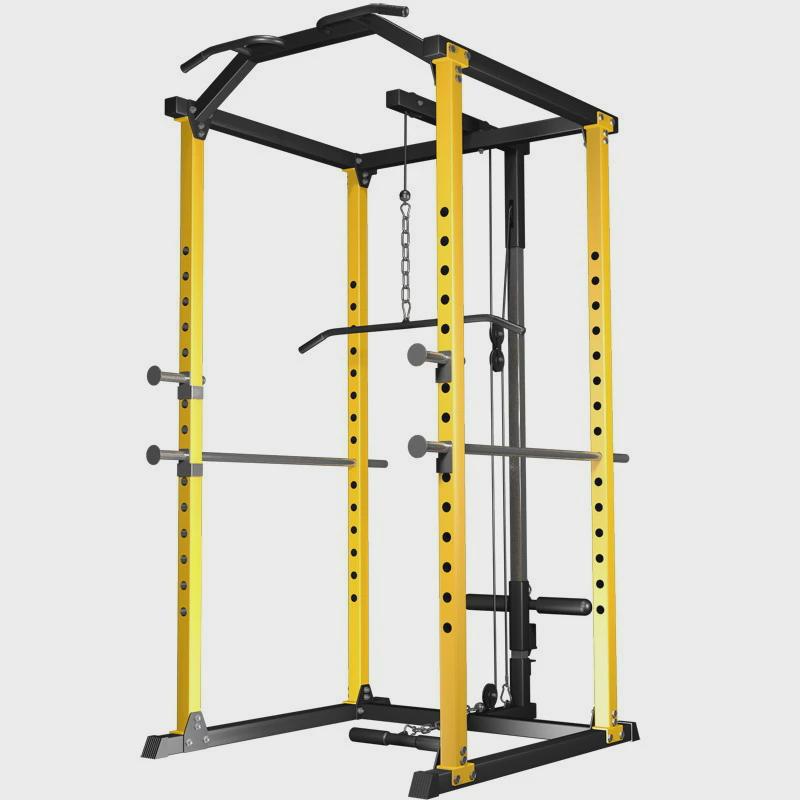 深蹲架卧推架多功能龙门架床框式家用一体杠铃架子举重健身器材