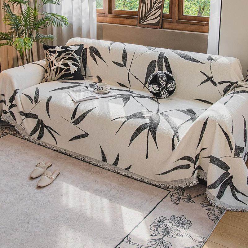 复古法式沙发巾全盖套罩2024新款轻奢高级感雪尼尔沙发盖布秋冬毯