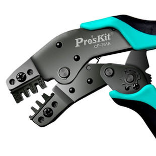 热销宝工cp 端子压接端子钳冷压裸钳7.5 751a莫士端子多功能棘轮式