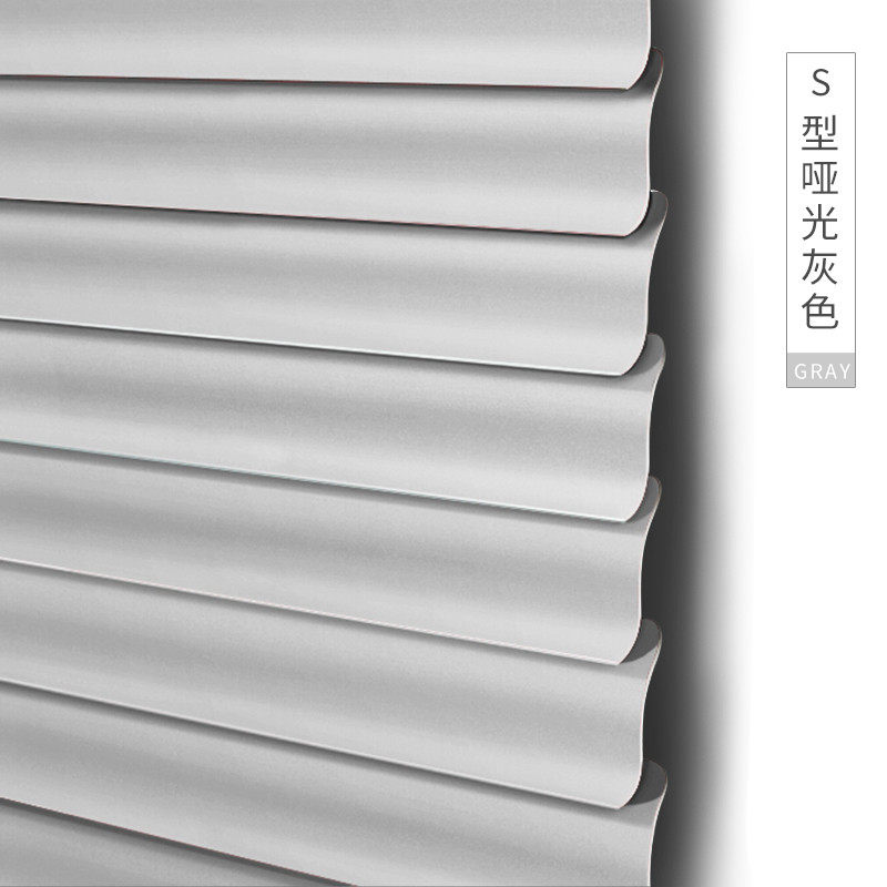 26x8pvc百叶窗帘s型拉珠升降遮光卷帘卫生间卧室厕所浴室免