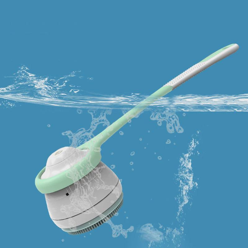 搓澡器多功能电动洗澡刷磨脚皮洁面长柄按摩搓背沐浴刷电动