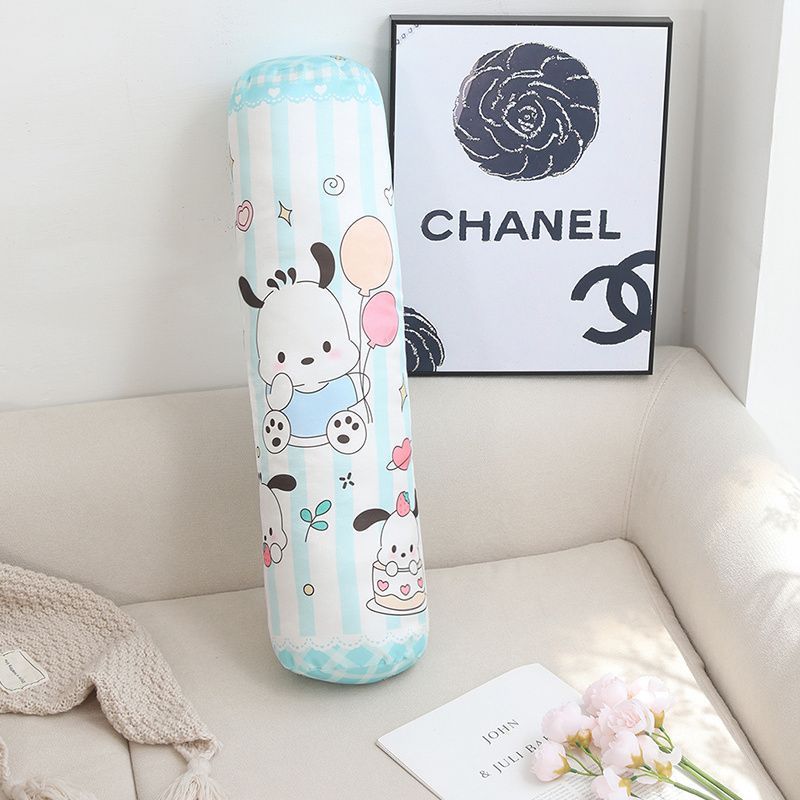 可爱卡通库洛米长条抱枕夏季凉感冰丝圆柱靠枕睡觉夹腿女生靠背