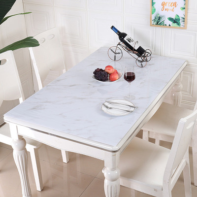 艺姬不透明餐桌垫软玻璃桌布无味pvc防水防烫茶几垫子加厚垫塑料