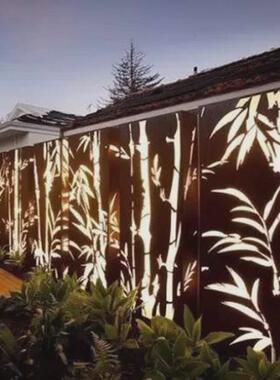 厂家制作耐候钢雕塑钢板景板耐候钢板镂空景观小品锈墙发光雕塑