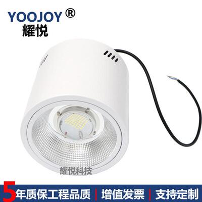 雨棚灯35w50w60w70w站台灯80w100w120w150w候车大厅筒灯可带边缘