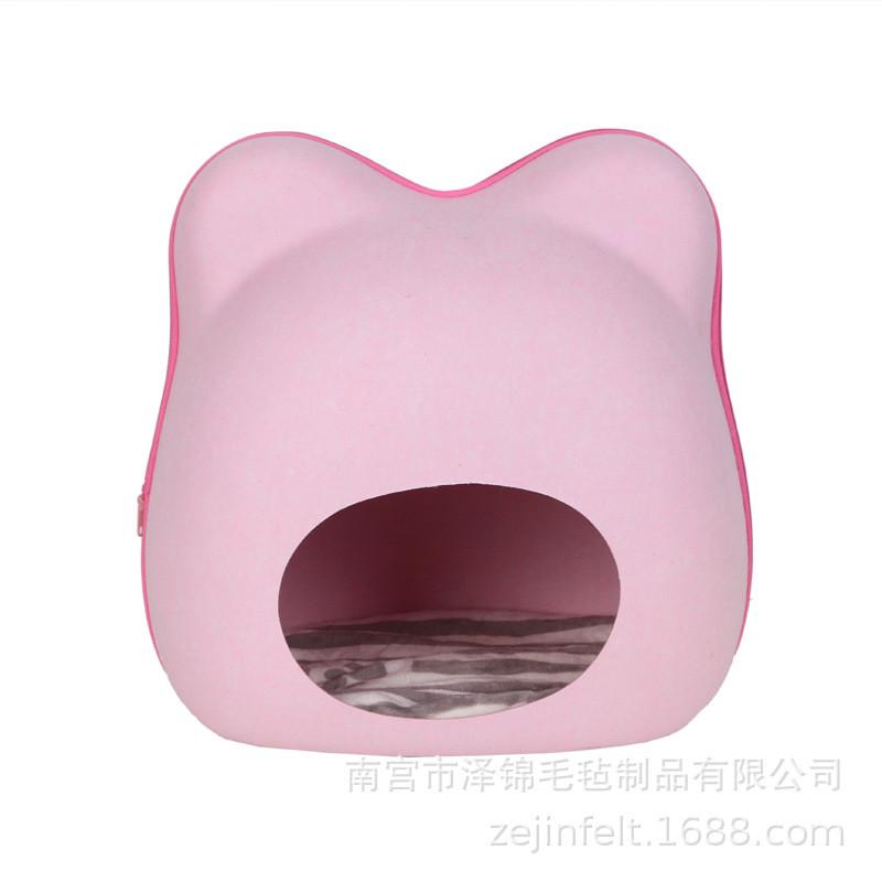 厂家狗窝四季通用营毛毡猫窝毛毡狗窝创意猫窝供宠物窝