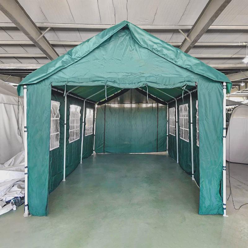 钢管骨架车棚停车棚家用汽车帐篷户外车库移动遮阳遮雨大棚6x3米