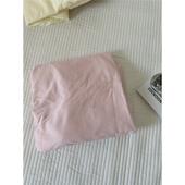 ins单件床笠纯色简约单双人床单全棉素色单人床笠单品床垫罩