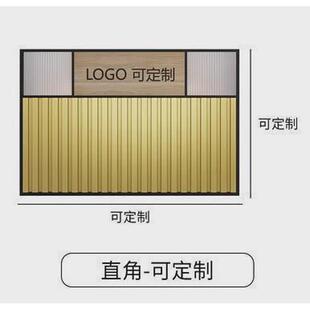 现代简约矮屏风墙隔断餐厅火锅店过道半办公区围栏铁艺工业风卡座