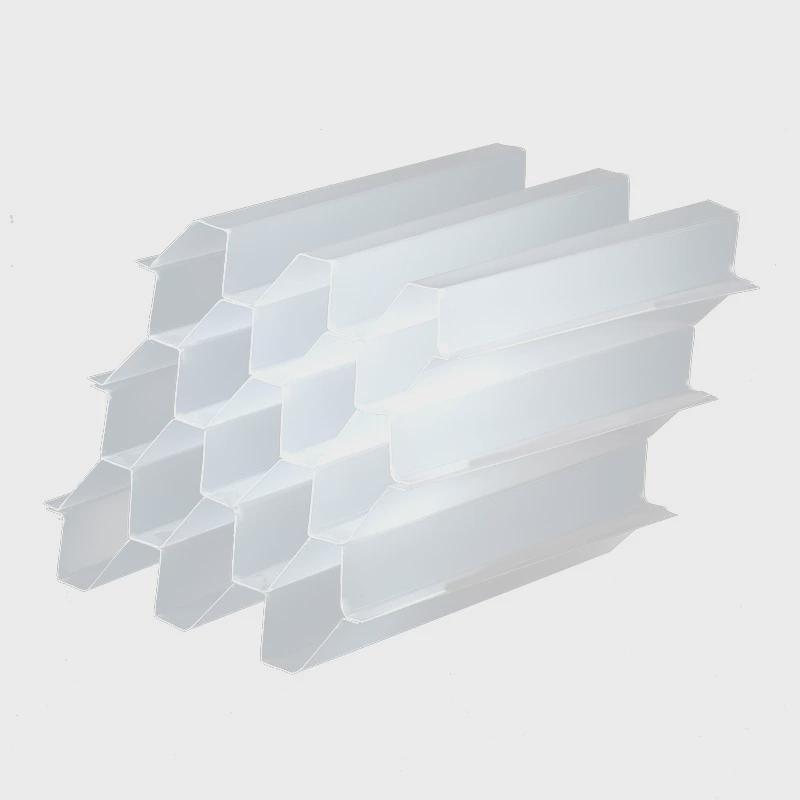 现货孔径355080斜管沉淀池PP斜管填料污水处理用六角蜂窝斜管