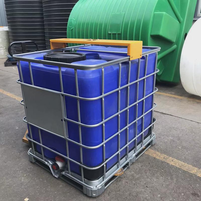 双口吨桶搅拌罐配搅拌ibc集装桶1000l敞口吨桶带盖子厂家现货