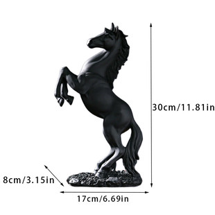 欧式腾空马树脂摆件家居酒柜办公室桌面装饰饰工艺品摆树脂