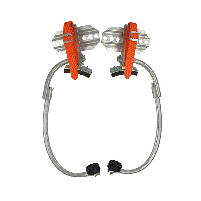 淄博式登杆脚扣防滑作业脚扣高空登通讯爬树爬杆铁鞋转向脚扣