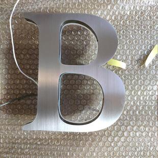 中国银行门头招牌订作亚克力文字金属背LED发光字标识标牌广告牌