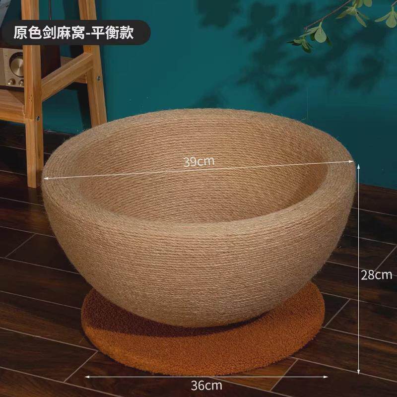 c！西瓜猫窝太空舱猫咪沙发猫床猫抓板窝剑麻一体四季通用耐磨不
