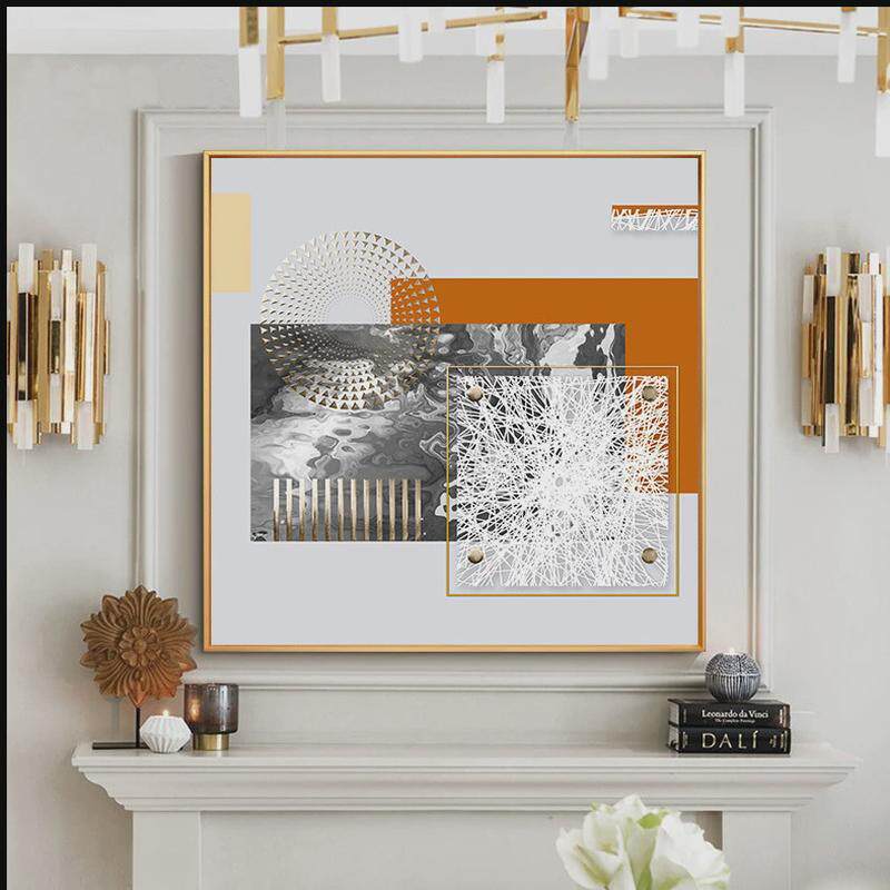 北欧客厅餐厅玄关画挂画床头现代墙晶卧室瓷画画风格小清新装饰画