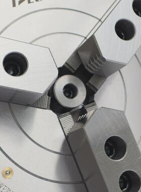 比优特BK110SQ中实气动三爪卡盘4寸5寸6寸8寸10寸车床气动液压卡