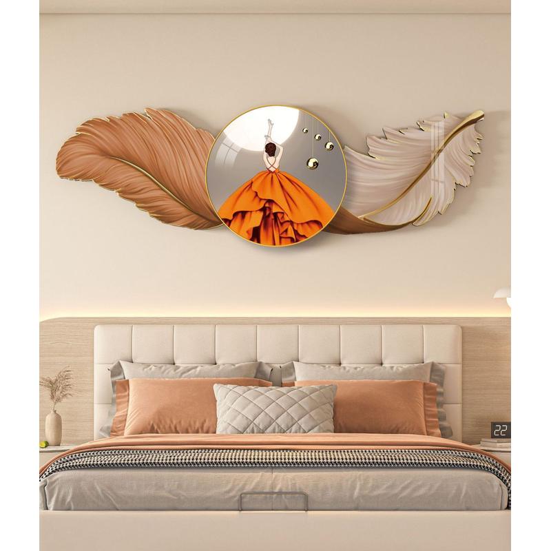 轻奢卧室装饰画2023新款主卧床头高级感现代简约挂画房间背景壁画