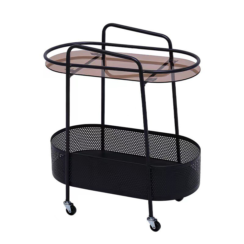 沙发边几可移动客厅小茶几高级小推车置物架奶油风桌边创意床头柜