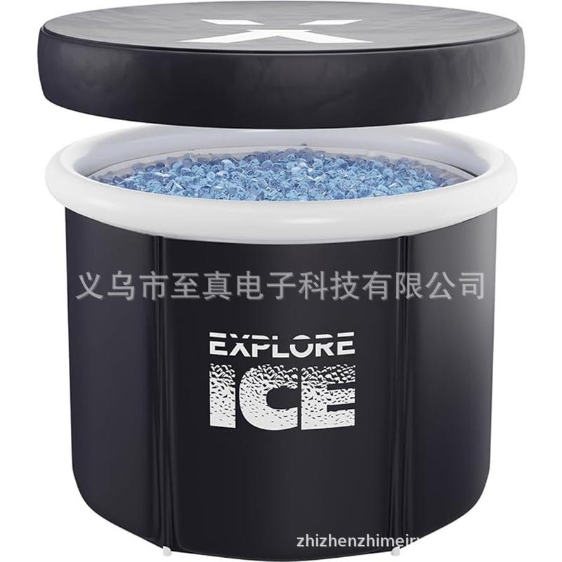 新款折叠可折叠充气管泡澡桶大人浴缸冰桶家用沐浴汗蒸冰浴桶