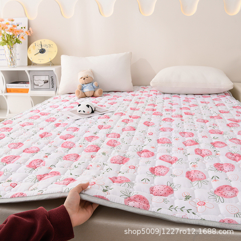 防滑床床护垫宿舍学生单人床盖炕单铺底家用卧室垫被褥子床垫软垫